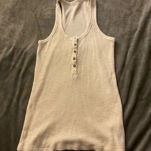 Aerie Button-Up Tank